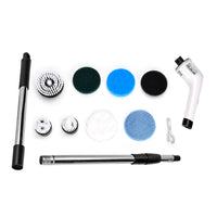 Homesmart 7 in1 Electric Spin Scrubber,  Multifunctional Cordless Cleaning Brush-, Handheld Spin Scrubbing, 7 Versatile Replaceable Brush Heads, Adjustable Long Handle