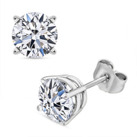14K White Gold Lab Grown Diamond (E-F, VS) Earrings 2.00 ctw
