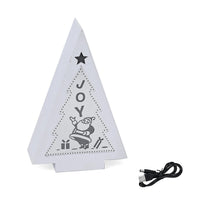 Ornamental Santa Claus Christmas Tree Frame (3xAAA Batteries Not Included)