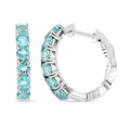 Betroka Blue Apatite Fish and Bubble Earrings in Rhodium Over Sterling Silver 2.35 ctw - Sticky add to cart bar
