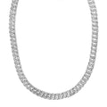 Artisan Crafted Sterling Silver Link Chain Necklace 18 Inches 43.20 Grams - Sticky add to cart bar