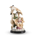 Statue of the Holy Family, Cupid, and Lamb Religious Ornament - Sticky add to cart bar