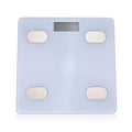 White Smart Body Fat Weighing Scale with Bluetooth (2xAAA Not Included) - Sticky add to cart bar