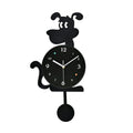 Dog Wall Clock With Pendulum (14.56"x10.03"x1.49") (1 AA Battery Not Included) - Sticky add to cart bar