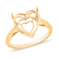 Luxoro 10K Yellow Gold Mounting Ring - Sticky add to cart bar