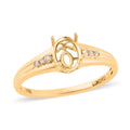 Luxoro 14K Yellow Gold Mounting Ring - Sticky add to cart bar