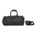 "100% Genuine Patch Leather Duffle bag And Fanny Pack (In set) Size-  8.5H x 20.5L x 9W Inches Color- Black" - Sticky add to cart bar
