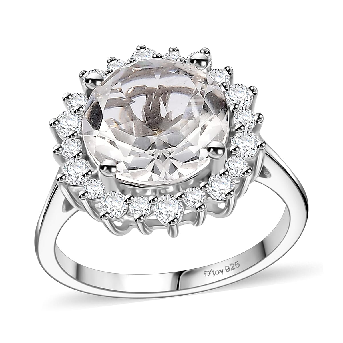 Epic Deal Brazilian Petalite, Multi Gemstone Ring in Rhodium Over Sterling Silver (Size 6.0) 6.50 ctw
