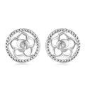 Diamond Accent Earrings in Sterling Silver - Sticky add to cart bar
