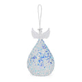 Ornamental Glass Angel with Gold Glitter on Balloon Skirt (3.1"x3.1"x6.6") - Sticky add to cart bar