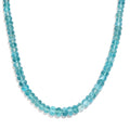 Betroka Blue Apatite Beaded Seahorse Necklace 18 Inches in Rhodium Over Sterling Silver 135.00 ctw - Sticky add to cart bar