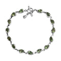 Andranomaro Green Apatite Rain Drop Bracelet in 18K Vermeil YG Over Sterling Silver (7.25 In) 7.25 ctw - Sticky add to cart bar