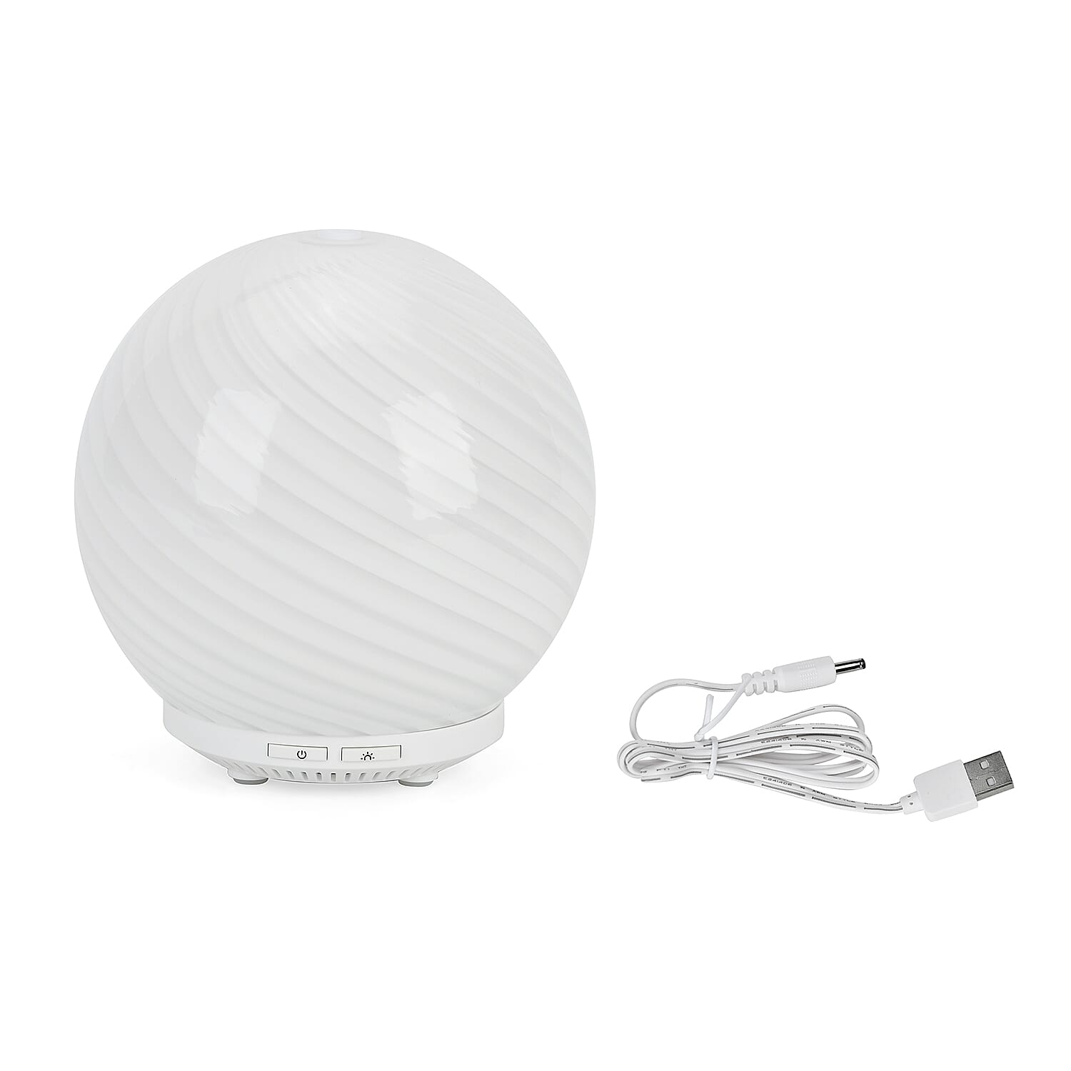 Spherical Aroma Diffuser with 10 Essential Oils & Color Changing Mood Lights (5W, 120ml)