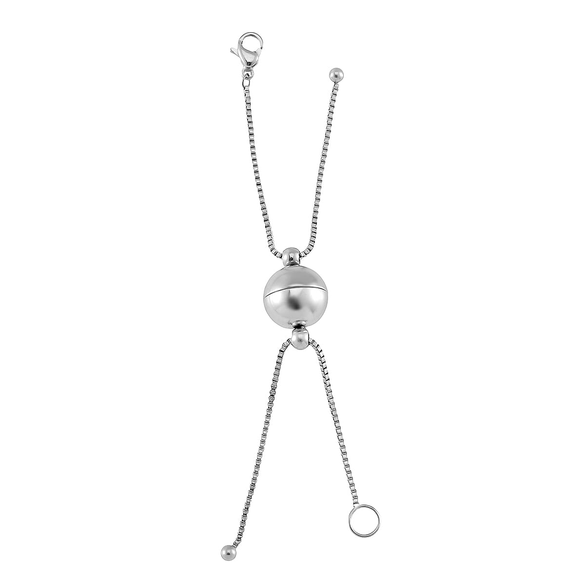 Stainless Steel Box Chain 3Inch with 8mm Magnetic Lock and Lobster Lock