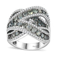 Narsipatnam Alexandrite, Moissanite Ring in Rhodium Over Sterling Silver (Size 6.0) 3.75 ctw - Sticky add to cart bar