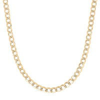 14K Yellow Gold 4mm Cuban Chain Necklace 22 Inches 8.20 Grams