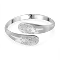 Simulated Diamond Raindrop Bangle Bracelet in Stainless Steel - Sticky add to cart bar