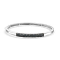 Premium Narsipatnam Alexandrite 2.25 ctw Bangle Bracelet in Rhodium Over Sterling Silver (7.25 In) - Sticky add to cart bar