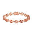 Epic Deal Morganique Quartz Link Bracelet in 18K Vermeil RG Over Sterling Silver (6.50 In) 28.10 ctw - Sticky add to cart bar