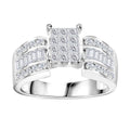 Ankur Treasure Chest 14K White Gold Diamond (G-H SI3-I1) Ring (5.15 g) 1.00 ctw - Sticky add to cart bar