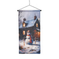 Hanging Snowman Illuminated by Lights Painting with LED (11.8"x23.6") - Sticky add to cart bar