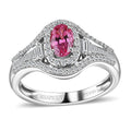 Rhapsody 950 Platinum AAAA Mahenge Spinel and E-F VS2 Diamond Ring (Size 7.0) 6.10 Grams 1.20 ctw - Sticky add to cart bar