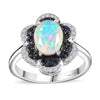 Ethiopian Welo Opal & Blue Sapphire