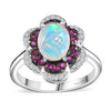 Ethiopian Welo Opal & Mozambique Ruby