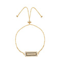 Clarte Black Tie Collection Moissanite Bolo Bracelet in Vermeil Yellow Gold Over Sterling Silver 0.50 ctw - Sticky add to cart bar