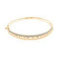 Clarte Sul Mare Collection Moissanite Bangle Bracelet in Vermeil YG Over Sterling Silver (6.50 In) 1.20 ctw - Sticky add to cart bar