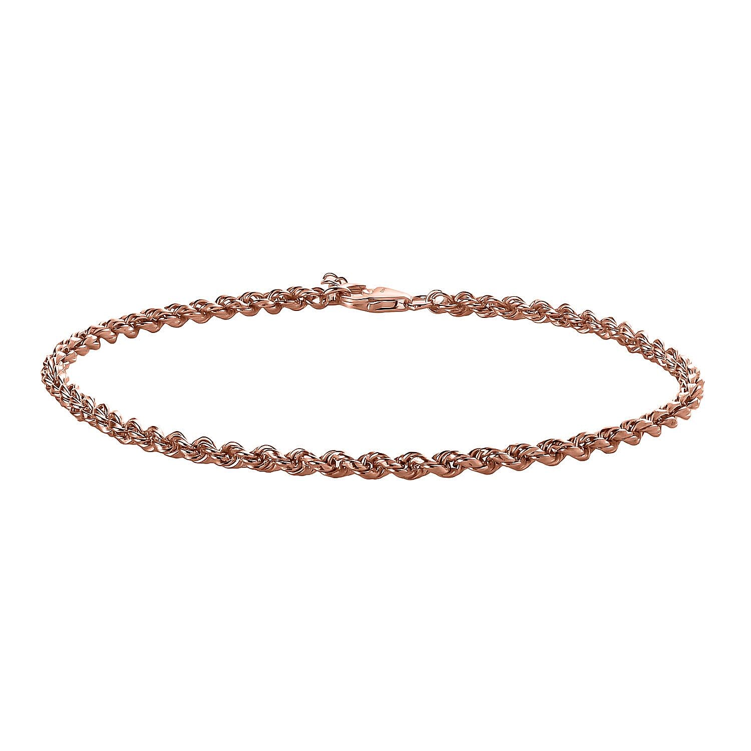 14K RG Over Sterling Silver Chain (9 Inches) (11.5 g)