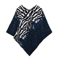 Black and Gray Leopard Print Shawl (29.52") - Sticky add to cart bar