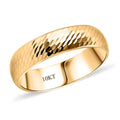 10K Yellow Gold Water Ripples Band Ring (Size 10.0) (1.75 g) - Sticky add to cart bar