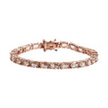 Epic Deal Premium Marropino Morganite Tennis Bracelet in 18K Vermeil RG Over Sterling Silver (6.50 In) 11.00 ctw - Sticky add to cart bar