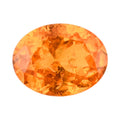 AAAA Tanzanian Mandarin Garnet (Ovl 8x6 mm) 1.20 ctw - Sticky add to cart bar