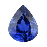 Certified & Appraised AAAA Royal Blue Ceylon Sapphire (Pear Free Size) 3.00 ctw
