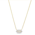 10K Yellow Gold Luxuriant Lab Grown Diamond SI Necklace 18 Inches 0.10 ctw - Sticky add to cart bar