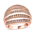 Blue Diamond (IR) Ring in Platinum Over Sterling Silver (Size 6.0) 1.50 ctw - Sticky add to cart bar