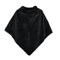 Black Faux Fur Collar Shawl (40.94"x32.67") - Sticky add to cart bar