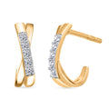 10K Yellow Gold Luxuriant Lab Grown Diamond SI Earrings 0.10 ctw - Sticky add to cart bar