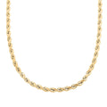 10K Yellow Gold 7.5mm Rope Chain Necklace 24 Inches 19.20 Grams - Sticky add to cart bar