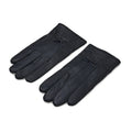 Blue Sheep Leather Gloves with First 2 Fingers Screen Touchable - Sticky add to cart bar