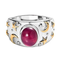 Niassa Ruby (FF) 3.55 ctw Ring in Vermeil Yellow Gold Over Sterling Silver (Size 11.5)