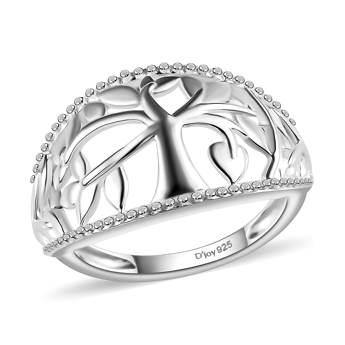 Sterling Silver Cluster Ring (Size 10.0) (3 g)