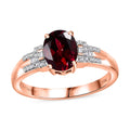 Epic deal Luxoro 10K Rose Gold Premium Orissa Rhodolite Garnet, Diamond (I2) Ring (Size 9.0) 2.40 ctw - Sticky add to cart bar