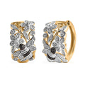 Karis White Diamond Accent Earrings in 18K YG Plated - Sticky add to cart bar