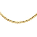 STEELTIME Foxtail Necklace 24 Inches in ION Plated Yellow Gold Stainless Steel 19.20 Grams - Sticky add to cart bar