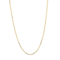 Adjustable Diamond-cut Circle Chain Necklace 24 Inches in 14K Rose Gold Over Sterling Silver 2.60 Grams