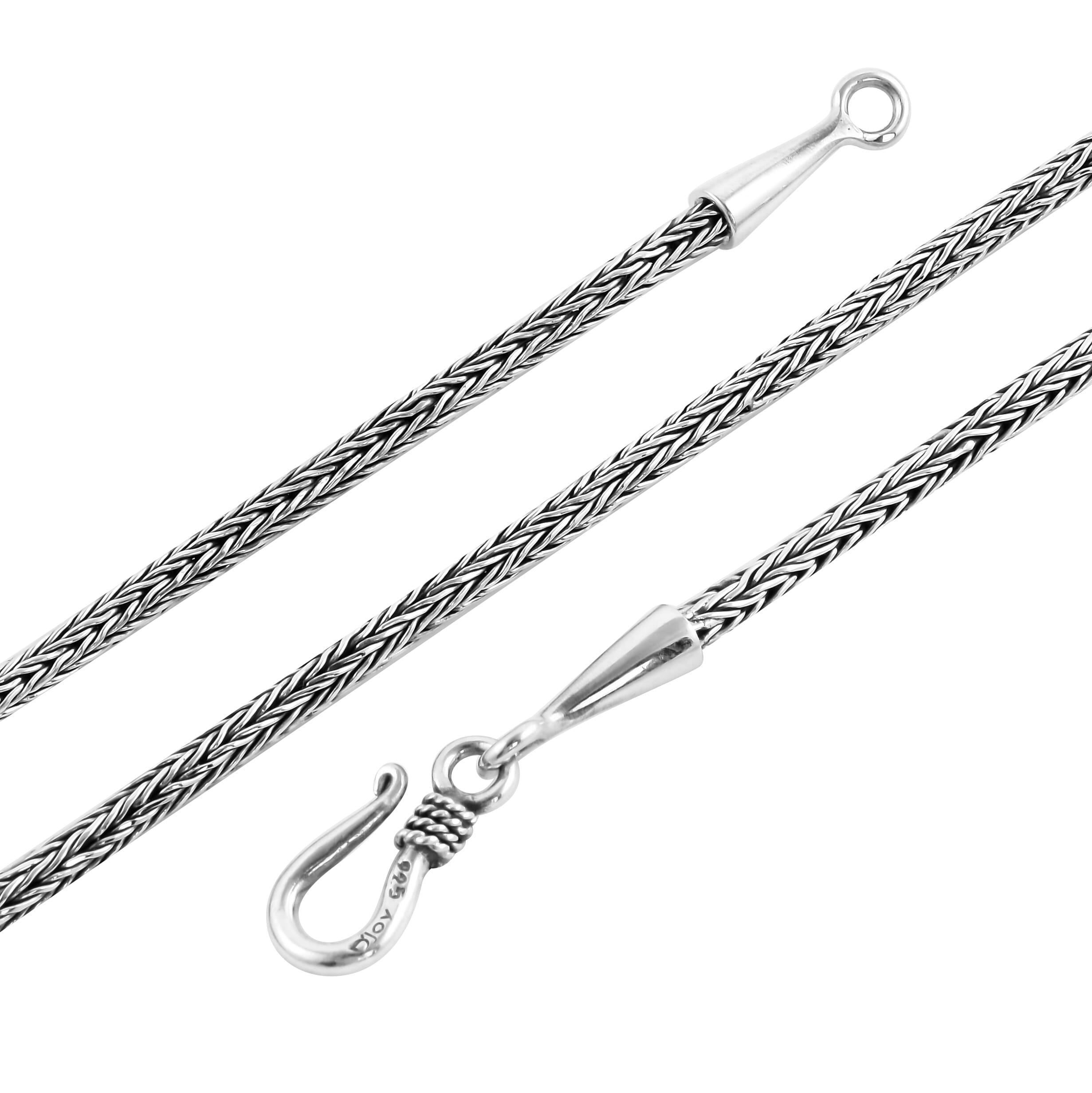 BALI LEGACY Sterling Silver Tulang Naga Necklace (22 Inches) (17.70 g)