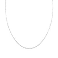 Rope Necklace in Sterling Silver 9.0 Grams 24 Inches